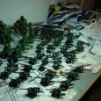 Hello, J&rsquo;ai finis la commande de tyranides, ça fait du bien d&rsquo;avoir fini toutes ces figurines ! Le thème de l&rsquo;armée était la couleur Vert émeraude, dans un schéma qui se [&hellip;]